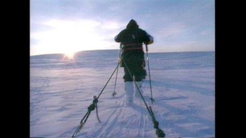 The Marines suffered numerous setbacks en route to the Pole, including a tent fire and minor frostbite.