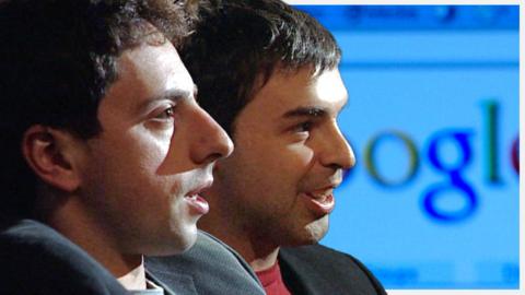 Google's founders Larry Page and Sergey Brin