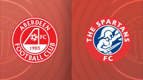 Aberdeen and Spartans badges