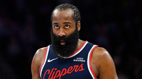 James Harden playing for the Los Angeles Clippers