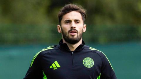Marcelo Saracchi in Celtic training