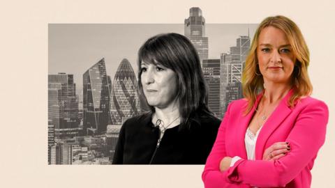 A treated image of Rachel Reeves