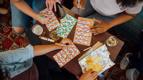 People playing bingo