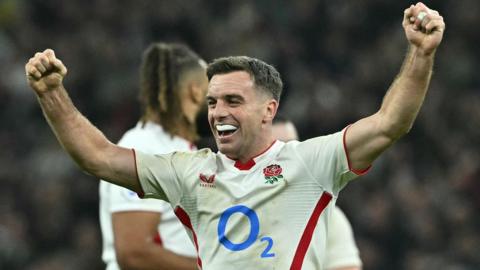 George Ford celebrates
