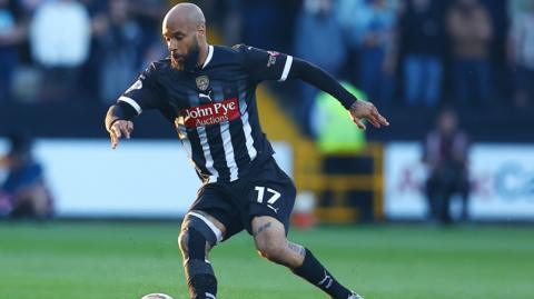 David McGoldrick in action for Notts County
