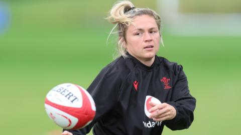 Hannah Bluck in Wales training