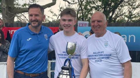 Lee Fairman (left), Harrison Fairman (centre) and Francis Fairman