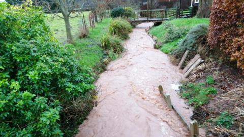 Waterway in Bodenham, Herefordshire