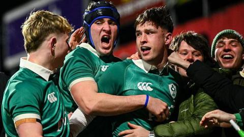 Ireland Under-20s wing Daniel Ryan has scored tries in the home wins against Italy and Wales