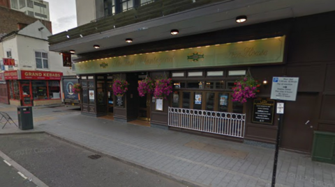 A Google street view of The Last Plantagenet pub in Granby Street in Leicester.