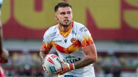 Oliver Partington in action for Catalans Dragons