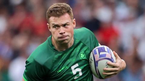 Zac Ward in action for Ireland during the Paris Olympics 