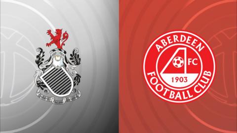 Queen's Park and Aberdeen badges