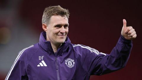 Manchester United Under-18 coach Darren Fletcher