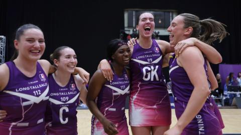 Loughborough Lightning players celebrate