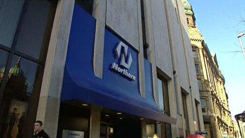 Northern Bank building in Belfast.