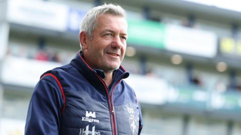 Wakefield head coach Daryl Powell in his training kit