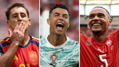 Mikel Oyarzabal, Cristiano Ronaldo & Manuel Akanji
