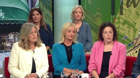 FIve woman who have accused Mohamed Al Fayed of sexual assault speak to 鶹Լ Breakfast on 25 September 2024