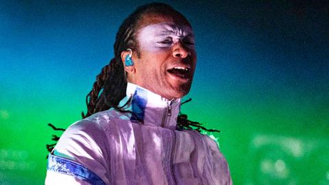 The Prodigy performing at Glastonbury Festival 2025