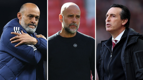 Nuno Espirito Santo, Pep Guardiola & Unai Emery