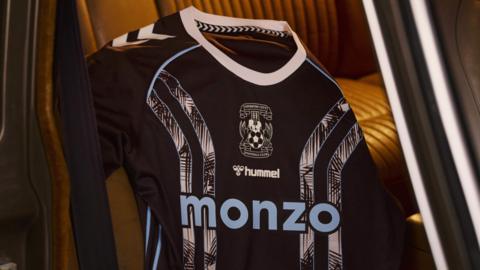 Coventry City's new Hummel kit, in deep chocolate plum with sky blue features.