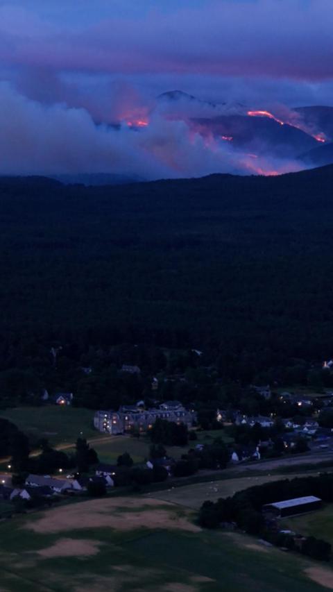 Cairngorms wildfire