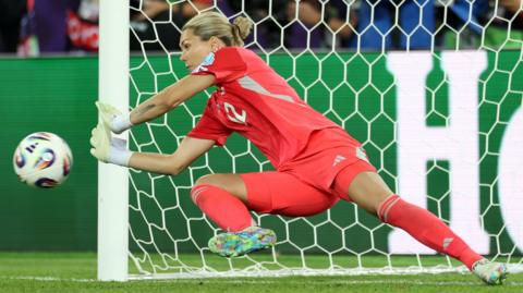 Sweden keeper Jennifer Falk