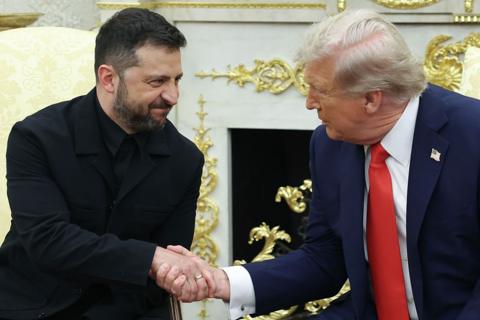 Zalensky and Trump.
