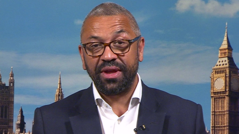 鶹Լ secretary James Cleverly appears on 鶹Լ Breakfast as part of his general election campaigning