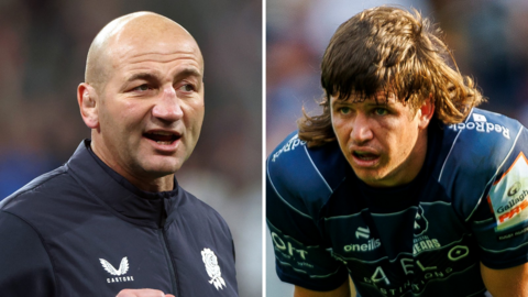 Steve Borthwick and Benhard Janse van Rensburg