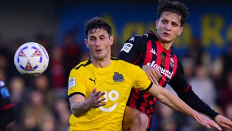 Action from Truro City v Altrincham