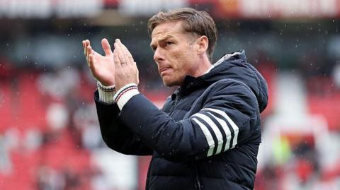 Burnley boss Scott Parker applauds 
