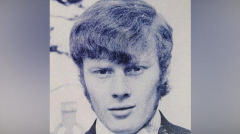 An image of Hugh Gerard Coney, it is a black and white image and he has long sideburns.