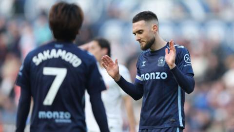 Matt Grimes declines to celebrate