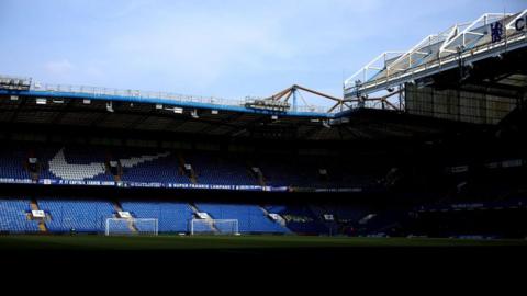 A general view inside Stamford Bridge