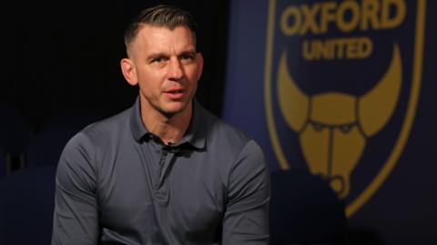 Matt Bloomfield while taking an interview 