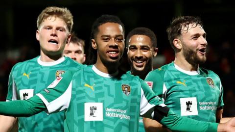 Notts County players