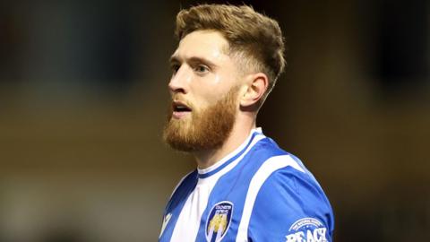 Teddy Bishop playing for Colchester United