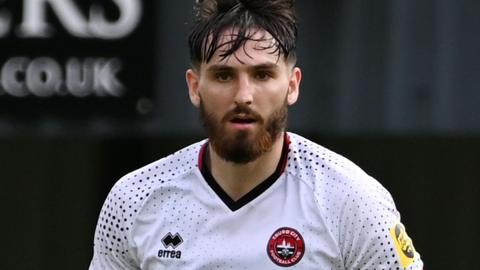 Sam Sanders in action for Truro City