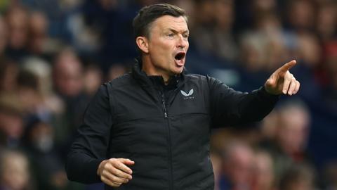 Paul Heckingbottom shouting