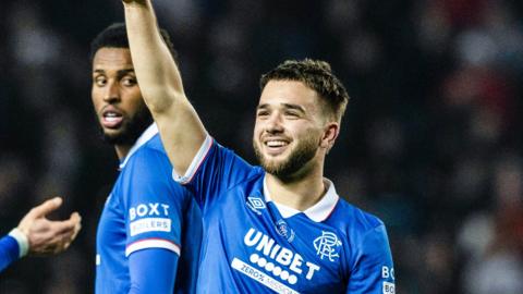 Niko Raskin celebrates