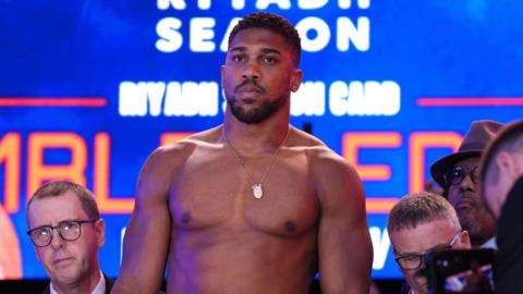 Anthony Joshua weighs in