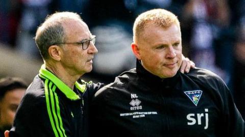 Neil Lennon and Martin O'Neill
