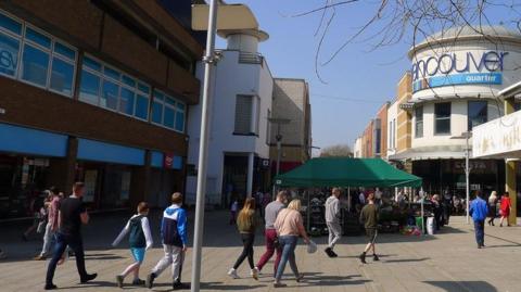 The former Argos building in the Vancouver Quarter, King's Lynn.