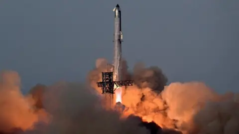 SpaceX rocket blasts off