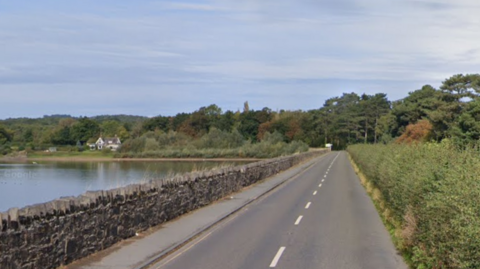 A google street view of Reservoir Road, Cropston, Leicestershire