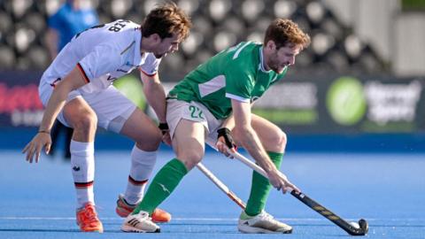 Ireland’s Michael Robson in Pro League action against Germany 