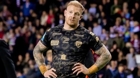 Oliver Holmes after Leigh Leopards' defeat by Wigan Warriors