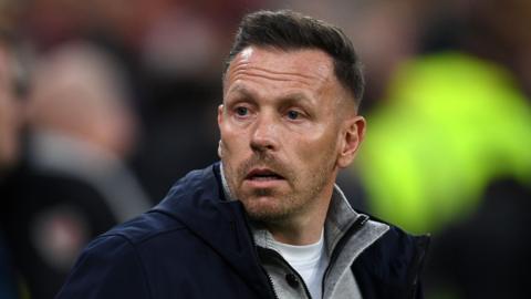 Craig Bellamy on the touchline last month 